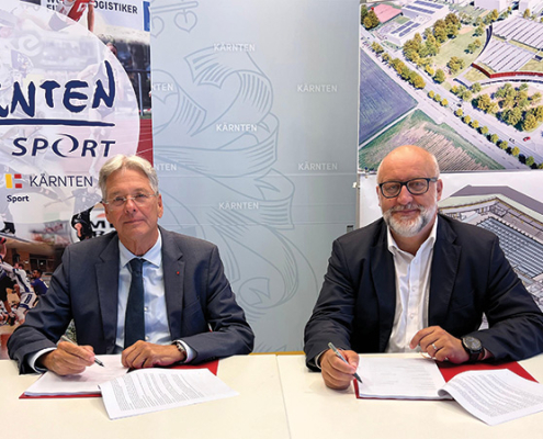 Hallenbad Klagenfurt: Land und Stadtwerke unterzeichnen Fördervertrag