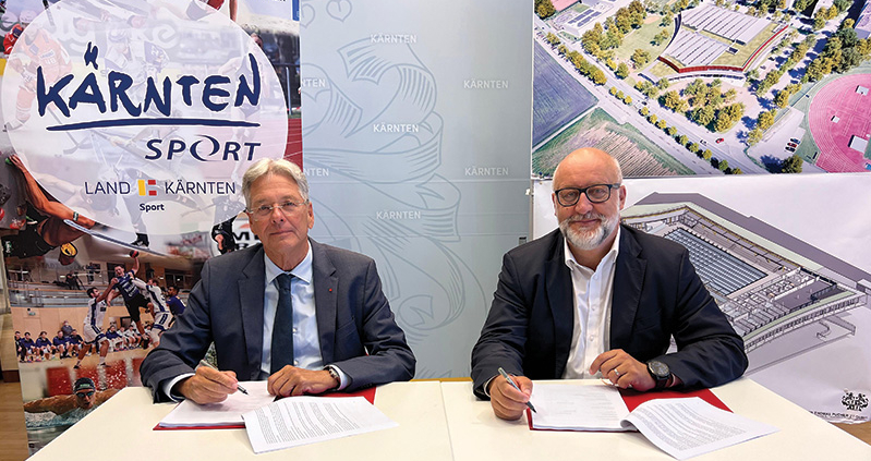 Hallenbad Klagenfurt: Land und Stadtwerke unterzeichnen Fördervertrag