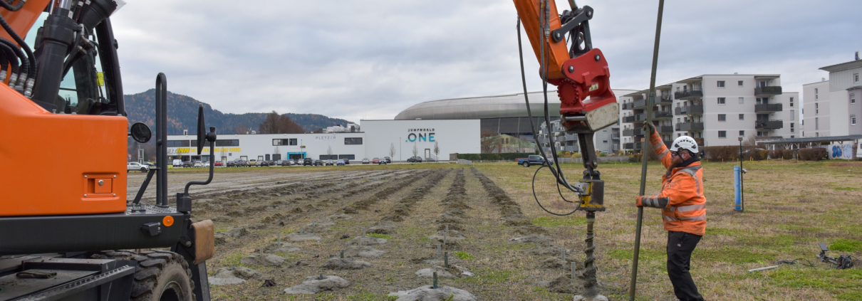 Neues Hallenbad Kampfmittelerkundung