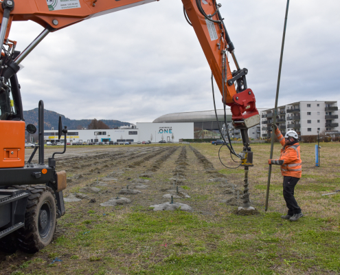 Neues Hallenbad Kampfmittelerkundung