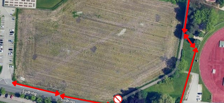 Umleitung Radweg Skizze